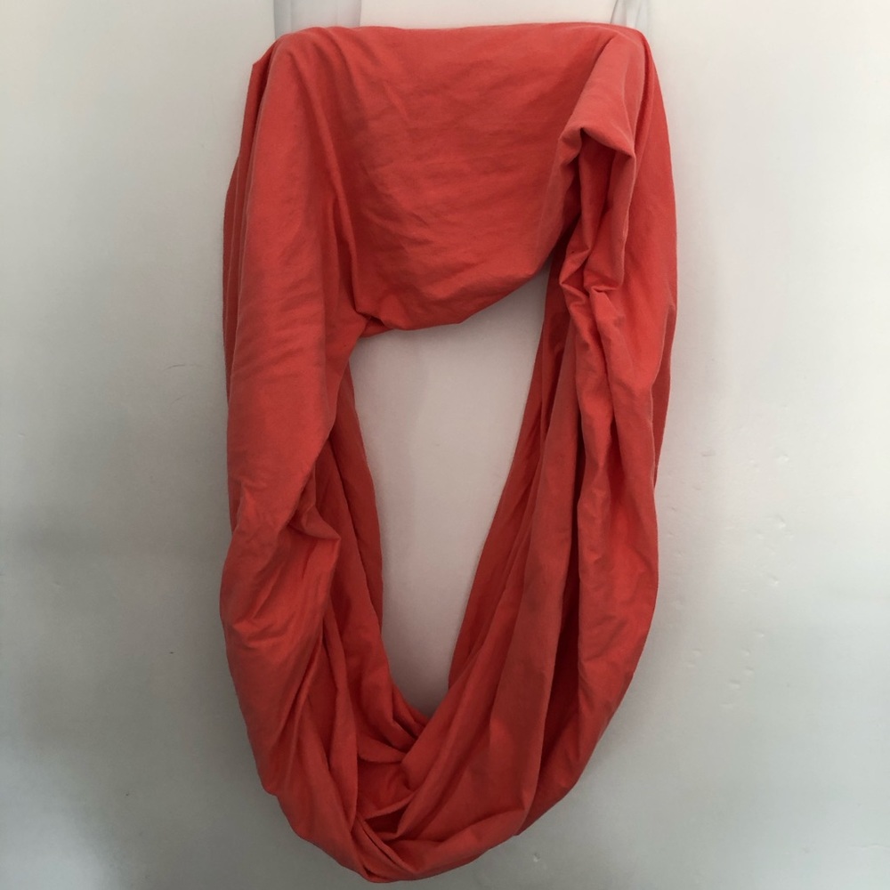 American Apparel Circle Scarf, Coral